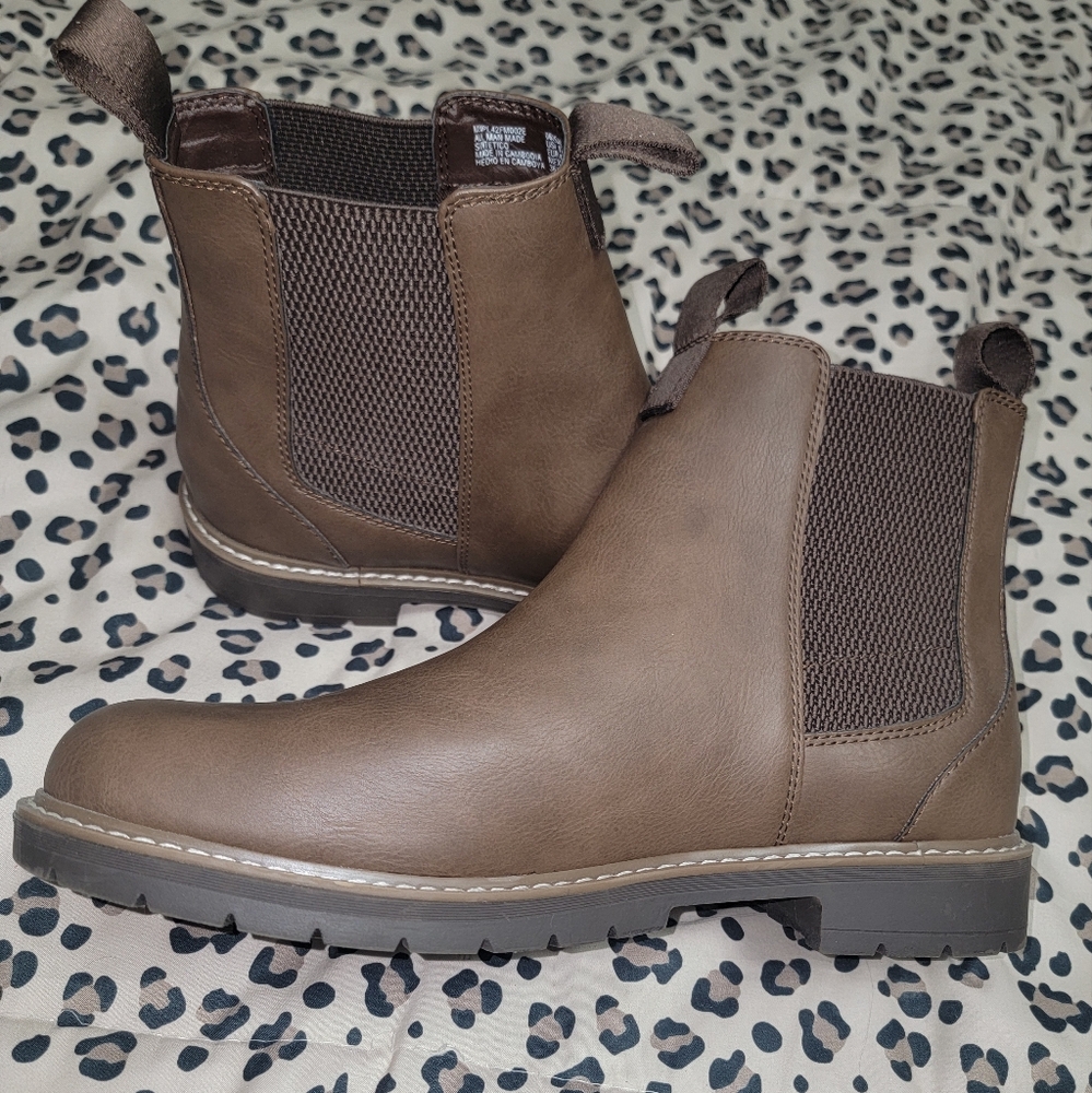 Brown Portland boots